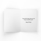 Joyeuse carte de Parties scintillant Turquoise et 