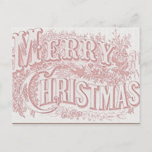 Joyeuse carte de recette de Noël