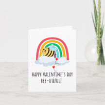 Joyeuse carte de Saint-Valentin Bee-utiful
