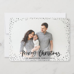 Joyeuse carte de vacances de Noël stars photo