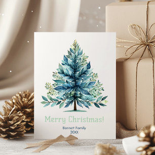 Joyeuse carte de vacances famille Noël
