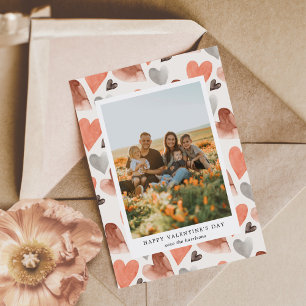 Joyeuse carte de voeux de la Saint-Valentin avec p
