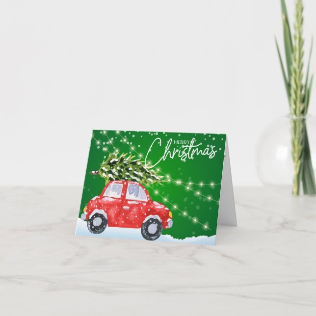 Joyeuse carte de voeux de Noël (Devant)