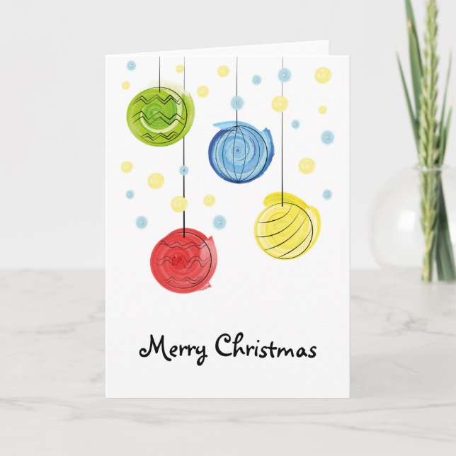 Joyeuse carte de voeux de Noël (Devant)