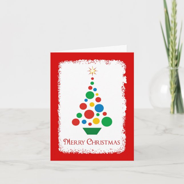 Joyeuse carte de voeux de Noël (Devant)