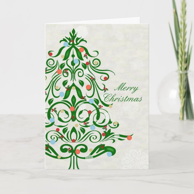 Joyeuse carte de voeux de Noël (Devant)