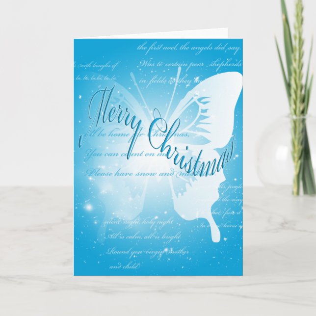 Joyeuse carte de voeux de Noël (Devant)