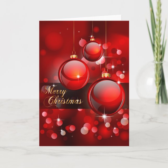 Joyeuse carte de voeux de Noël (Devant)