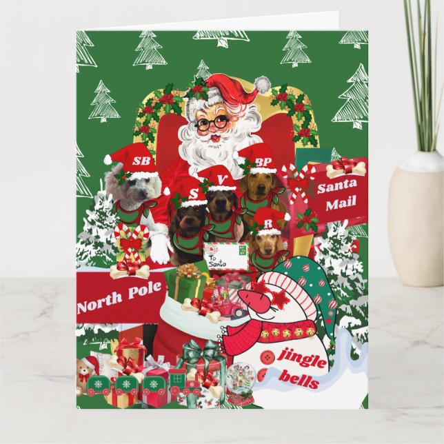 Joyeuse carte de voeux de Noël (Devant)