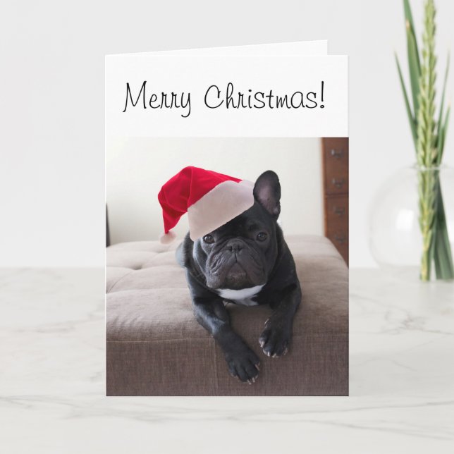 Joyeuse carte française de Noël (Devant)