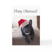 Joyeuse carte française de Noël