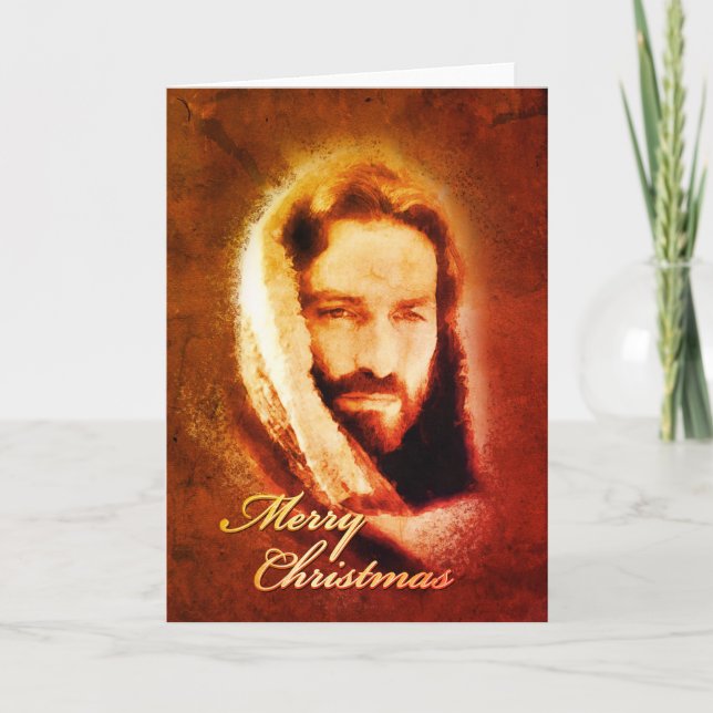 Joyeuse carte Jésus de Noël (Devant)