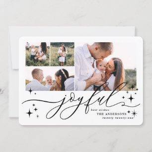 Joyeuse carte multi photo de noël