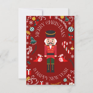 Joyeuse carte Noisette de Noël