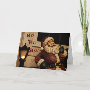 Joyeuse carte Père Noël Vintage Noël