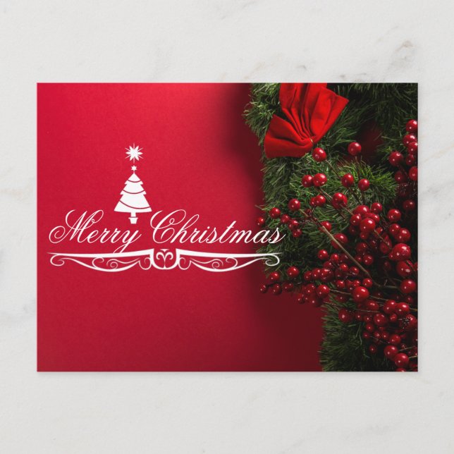Joyeuse carte postale de Noël (Devant)
