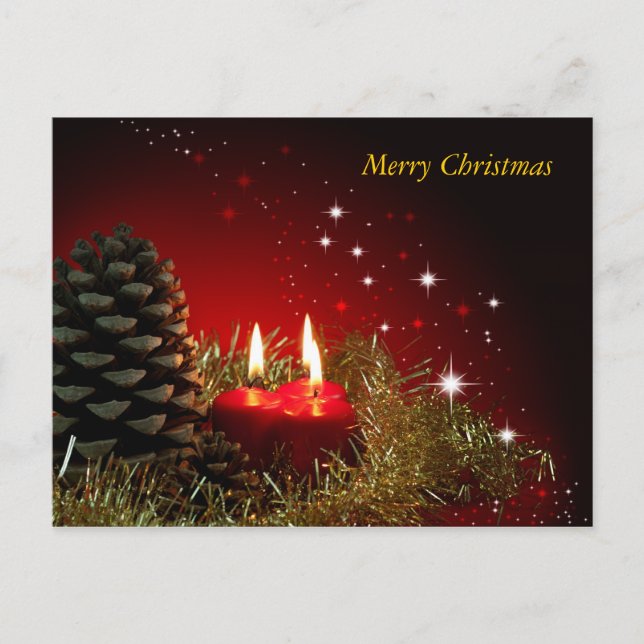 Joyeuse carte postale de Noël (Devant)