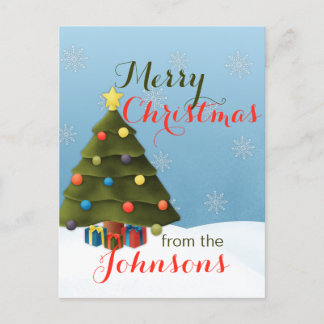 Joyeuse carte postale de Noël