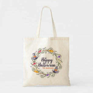 Joyeuse couronne d'Halloween personnalisée SAC F
