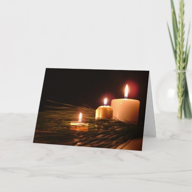 Joyeuse et lumineuse carte de vacances (Devant)