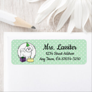 Joyeuse fête d'anniversaire Bichon Frise Dog - mig