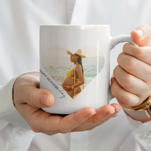 Joyeuse Fête des Mères Coeur Photo Mug   Cadeau pe