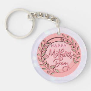 Joyeuse Fête des Mères Élégant Moderne Floral Rose