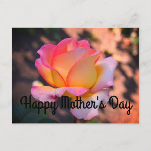 Joyeuse fête des Mères Elle Rose #4 Carte postale
