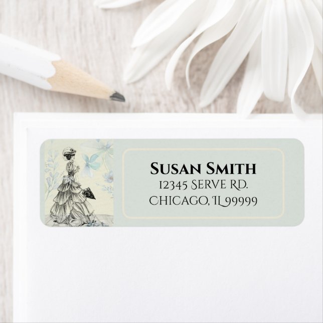 Joyeuse fête des mères Femme victorienne Parasol B (En situation)