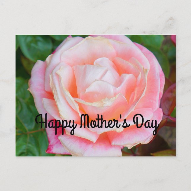Joyeuse fête des Mères Gemini Rose #1 Carte postal (Devant)