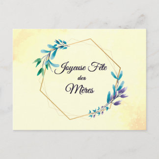 Joyeuse Fete des Meres | Happy Mother's Day Postcard