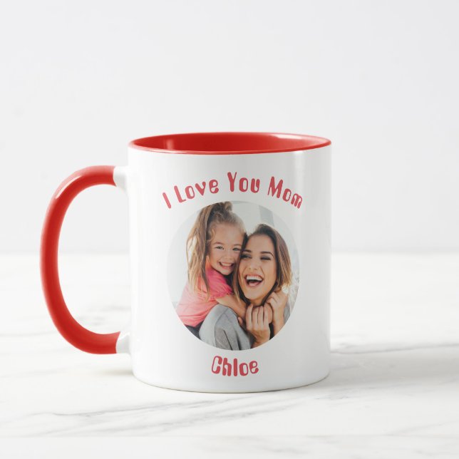 Joyeuse Fête des Mères Photo Mug (Gauche)