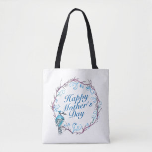 Joyeuse fête des mères Sac fourre-tout de couronne