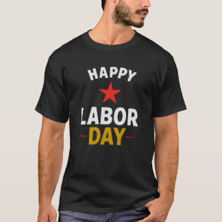 Joyeuse Fête du Travail Design unique T-shirt