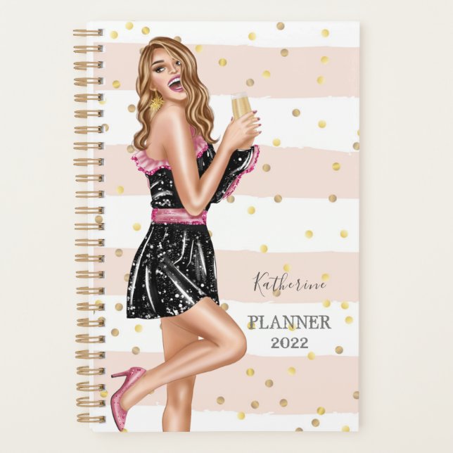 Joyeuse Fille Spiral Photo Planner (Devant)