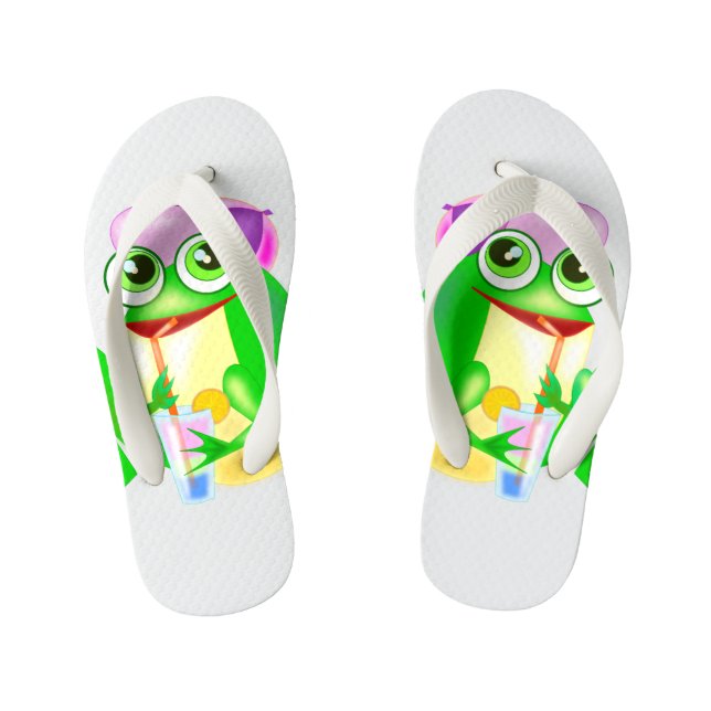 Joyeuse Grenouille de fête Les tongs de l'enfant (Semelle)