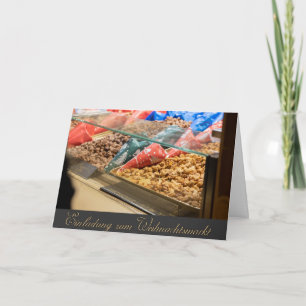Joyeuse invitation Noël au marché de Noël