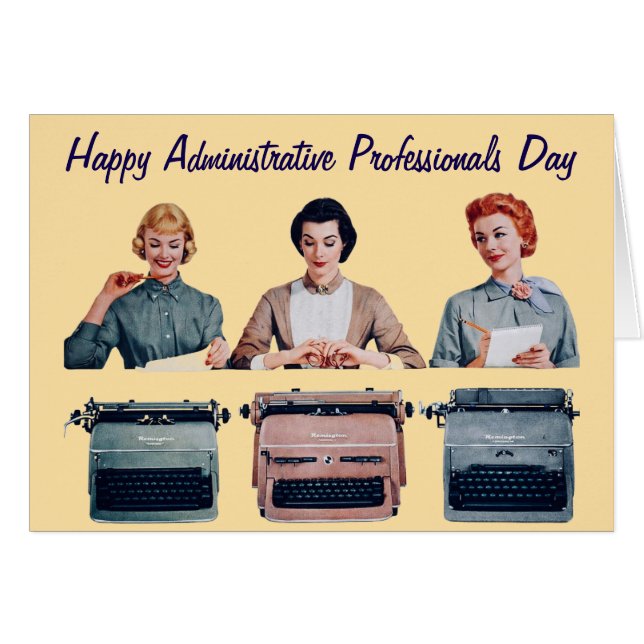 Joyeuse Journée Administrative Professionnelle Rét (Devant horizontal)