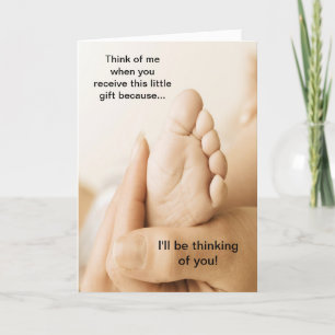 Joyeuse journée d'adoption Je pense à vous Carte