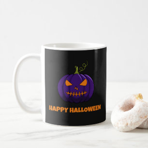 Joyeuse Mug De Café Halloween Avec Citrouille Viol