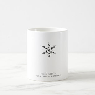 Joyeuse Mug de flocon de neige de Noël