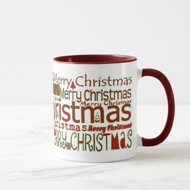Joyeuse Mug de Noël - Red Ringer (Droite)