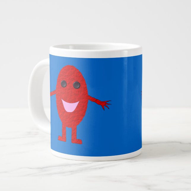 Joyeuse Mug de raisin rouge (Devant gauche)