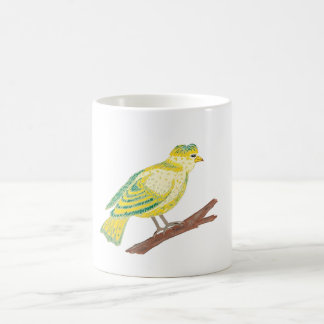 Joyeuse Mug d'oiseaux jaunes