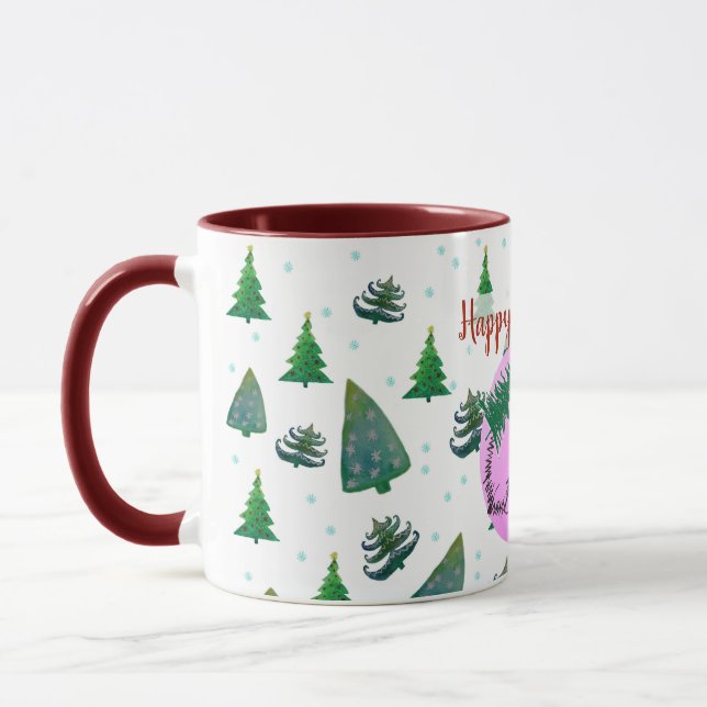 Joyeuse Mug sur mesure du Nouvel An (Gauche)