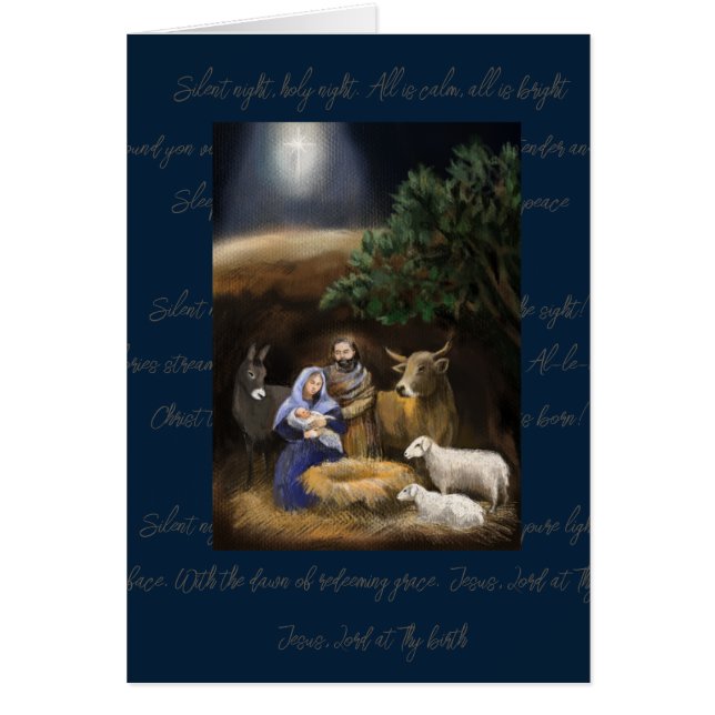 Joyeuse nativité de Noël (Devant)