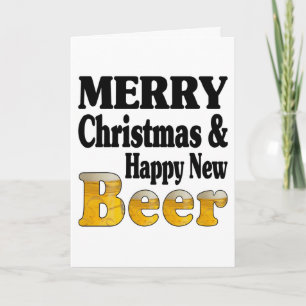 Joyeuse Nouvelle Carte de Bière