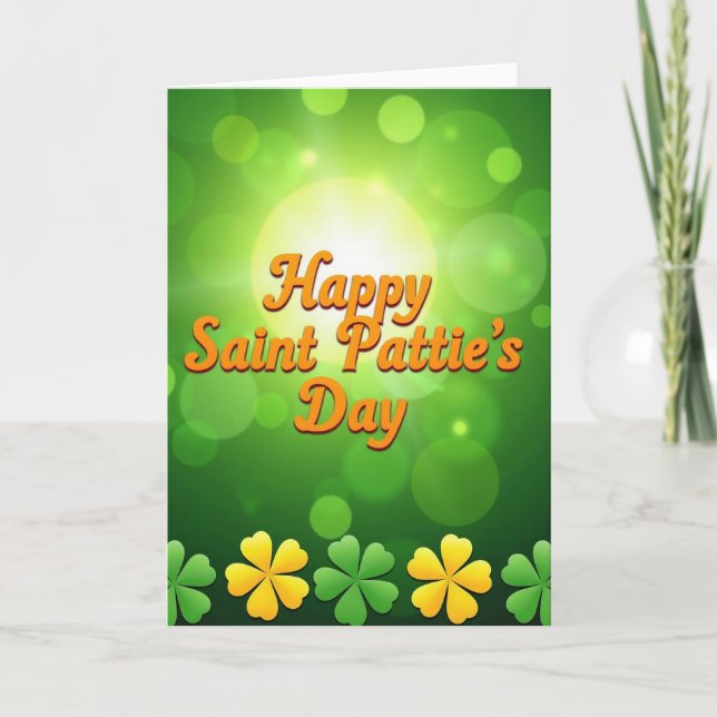 Joyeuse Saint-Patrick carte verte (Devant)