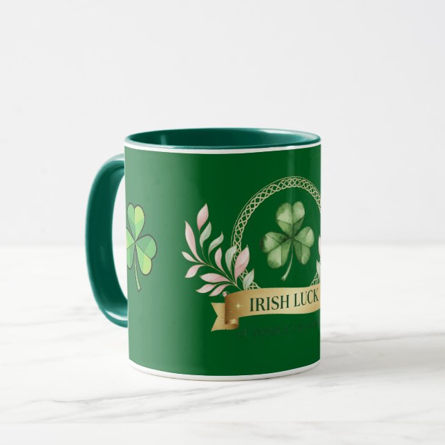 Joyeuse Saint-Patrick Chance Tasse à Bière (Devant gauche)