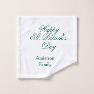 Joyeuse Saint-Patrick famille nom vert minimal
